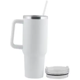 1200ml Hardy Travel Tumbler White Open Image